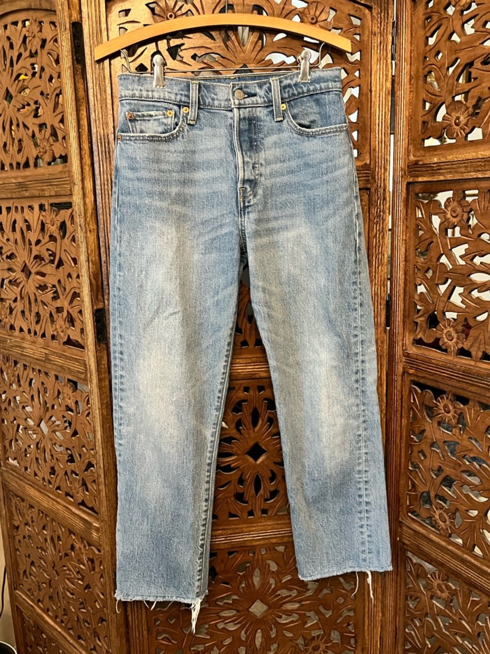 Levi’s Straight Leg Ankle Jeans Button Fly Women’s 28